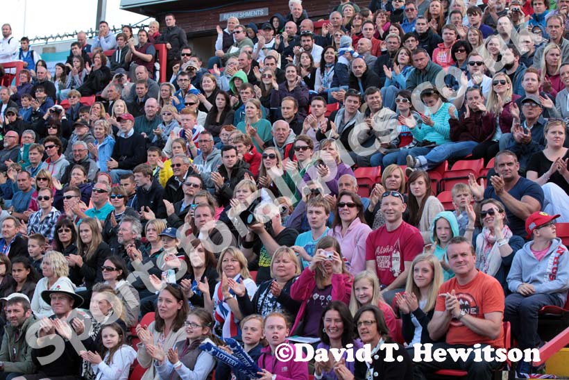 Gateshead crowd at the European Athletics Team Championships.